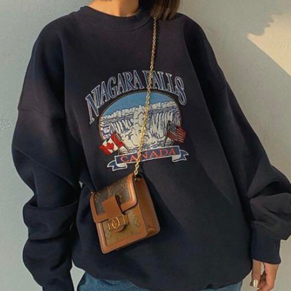RARE brandy melville niagara falls sweatshirt